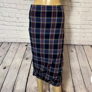 New Zara Plaid Bubble Skirt - Size Small